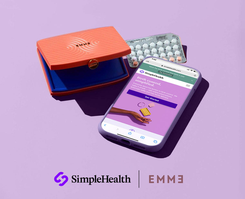 The EMME smart birth control pill case