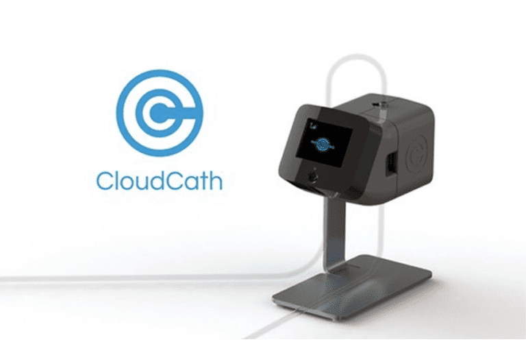 The CloudCath logo along with the company's product
